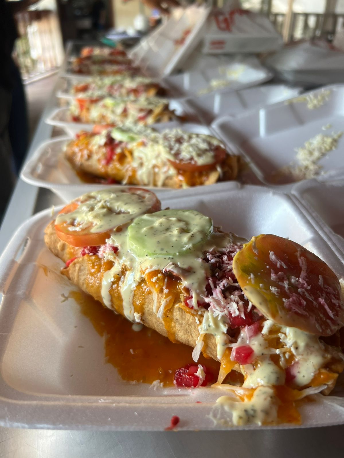 Golosinas servidas en Widom